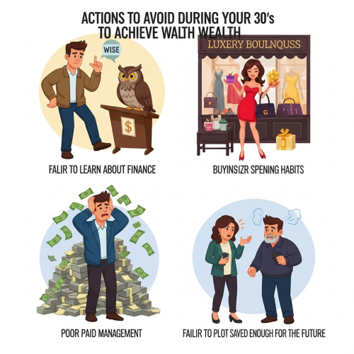 30대에 하지 않으면 부자가 못되는 행동 4가지