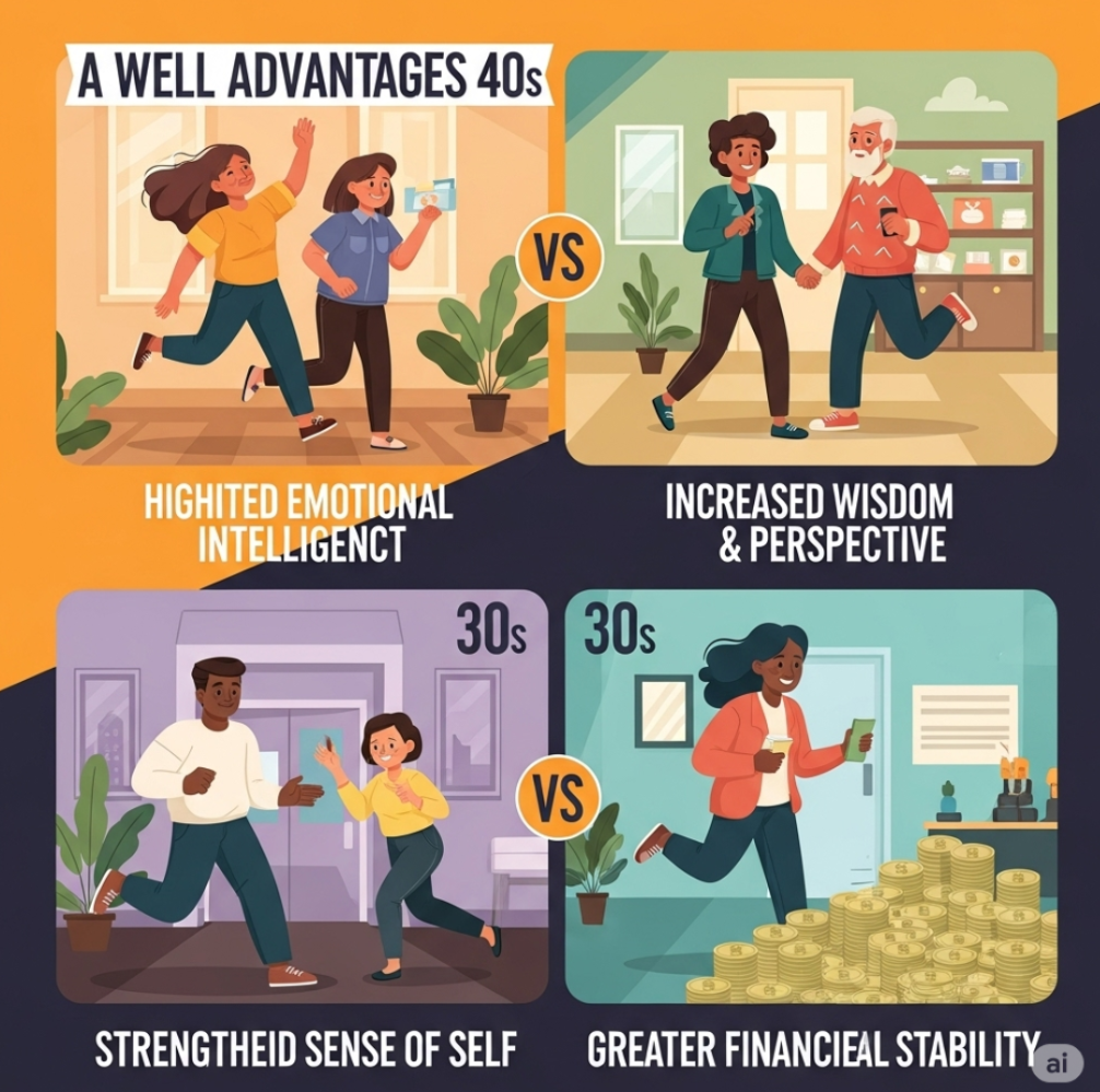 잘살아온 40대가 30대보다 더 나은점 4가지
